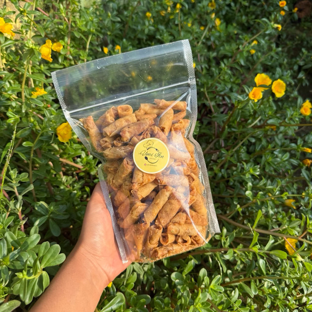 

SUMPIA UDANG 500gr | SUMPIA REBON | SUMPIA EBI | SUMPIA ABON RENYAH GURIH ENAK MURMER MURAH | SNACK VIRAL | JAJANAN VIRAL | KUE KERING | KUKER | SUMPIA UMI IIN KITCHEN