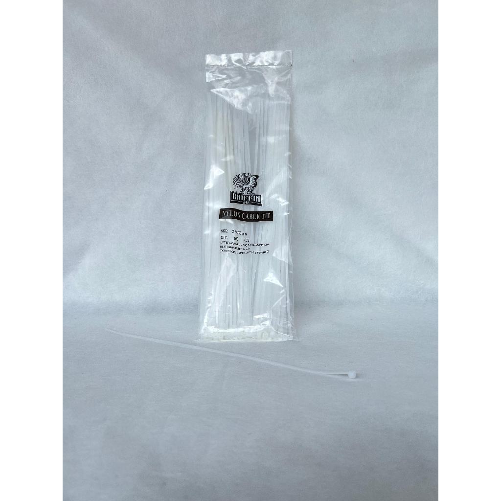 

[TERLARIS] NYLON KABEL TIES High Quality Putih 30cm 1Pcs