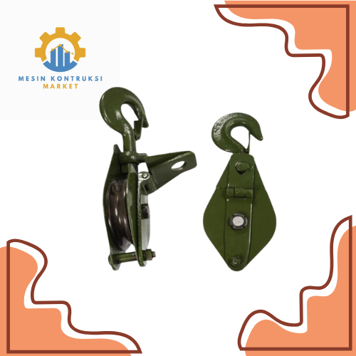 SINGLE WHEEL PULLEY BLOCK / KATROL KAPAL BARANG DEREK 1 TON
