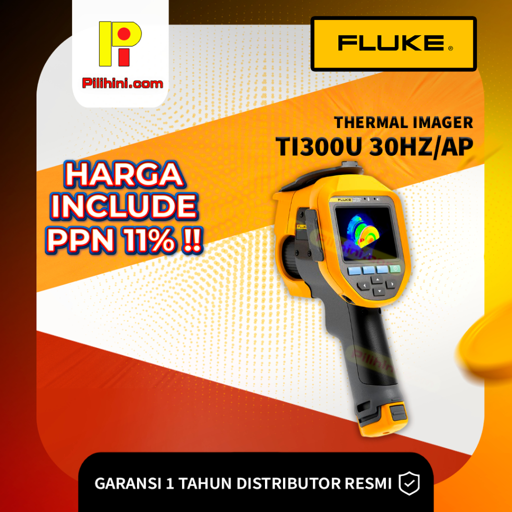 Kamera Termal Fluke Ti300U - Pengukuran Suhu Akurat dan Fleksibel