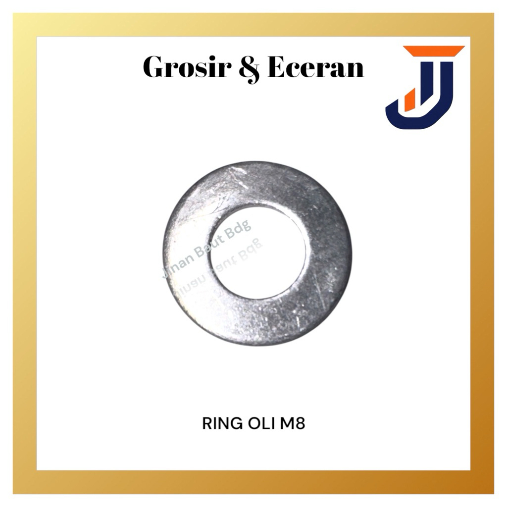 RING OLI M8 RING BAUT TUTUP OLI M8 baut 12