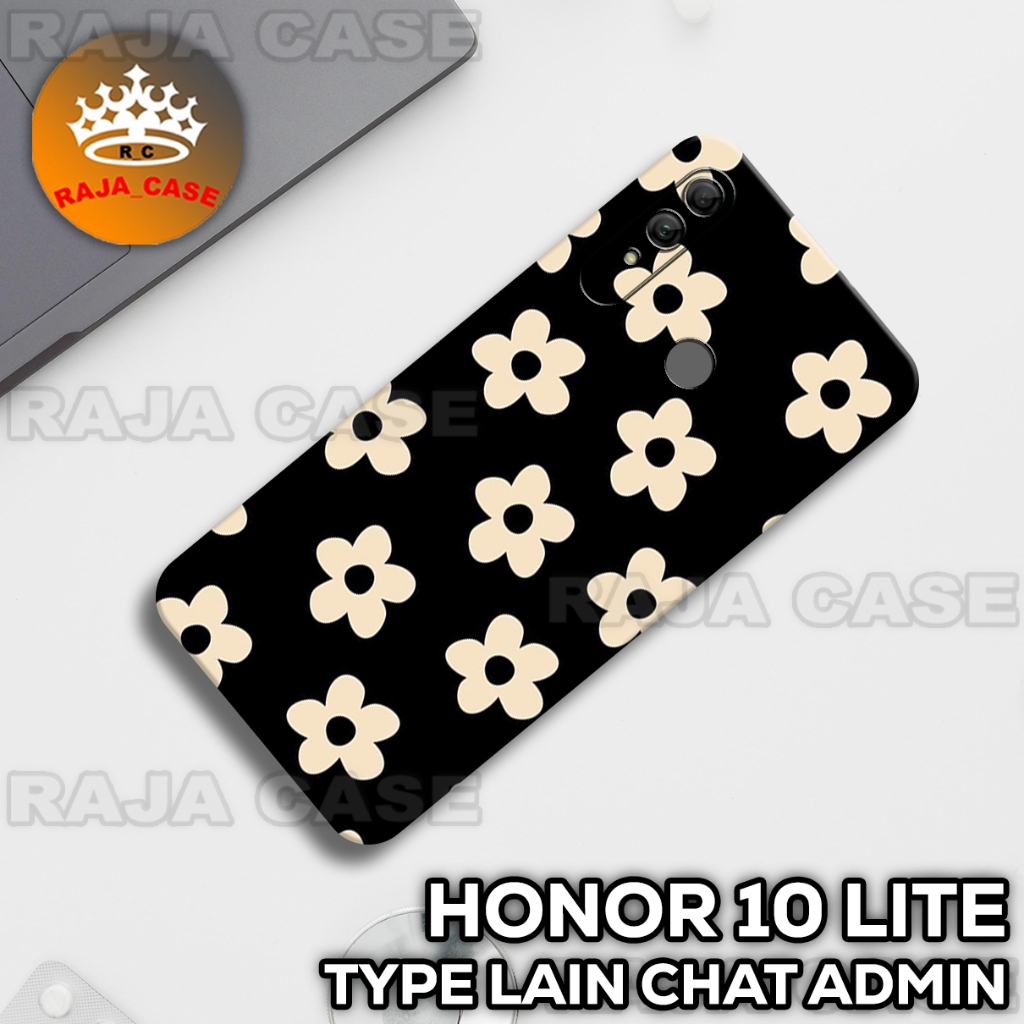 RC22 Softase HONOR 10 LITE Motif BUNGACase Hp HONOR 10 LITE - SILIKON - SILICON - CASING - CASE
