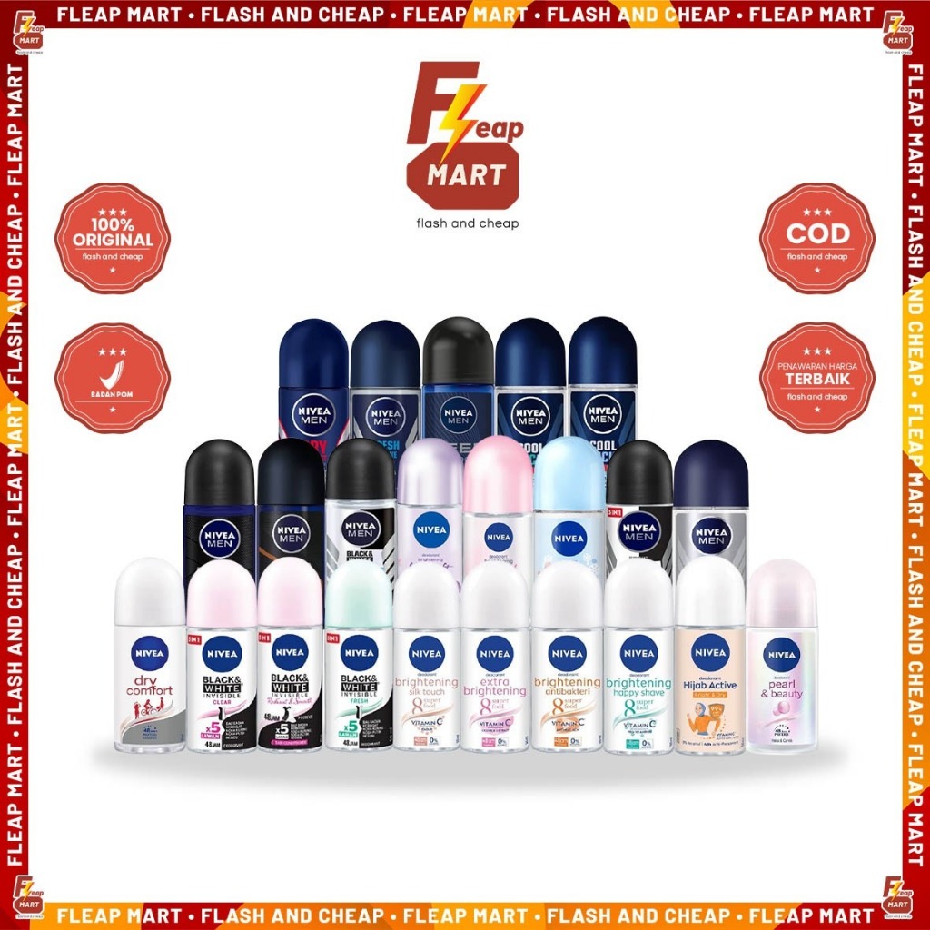 Nivea Deodorant Roll On All Series 25ml & 50ml