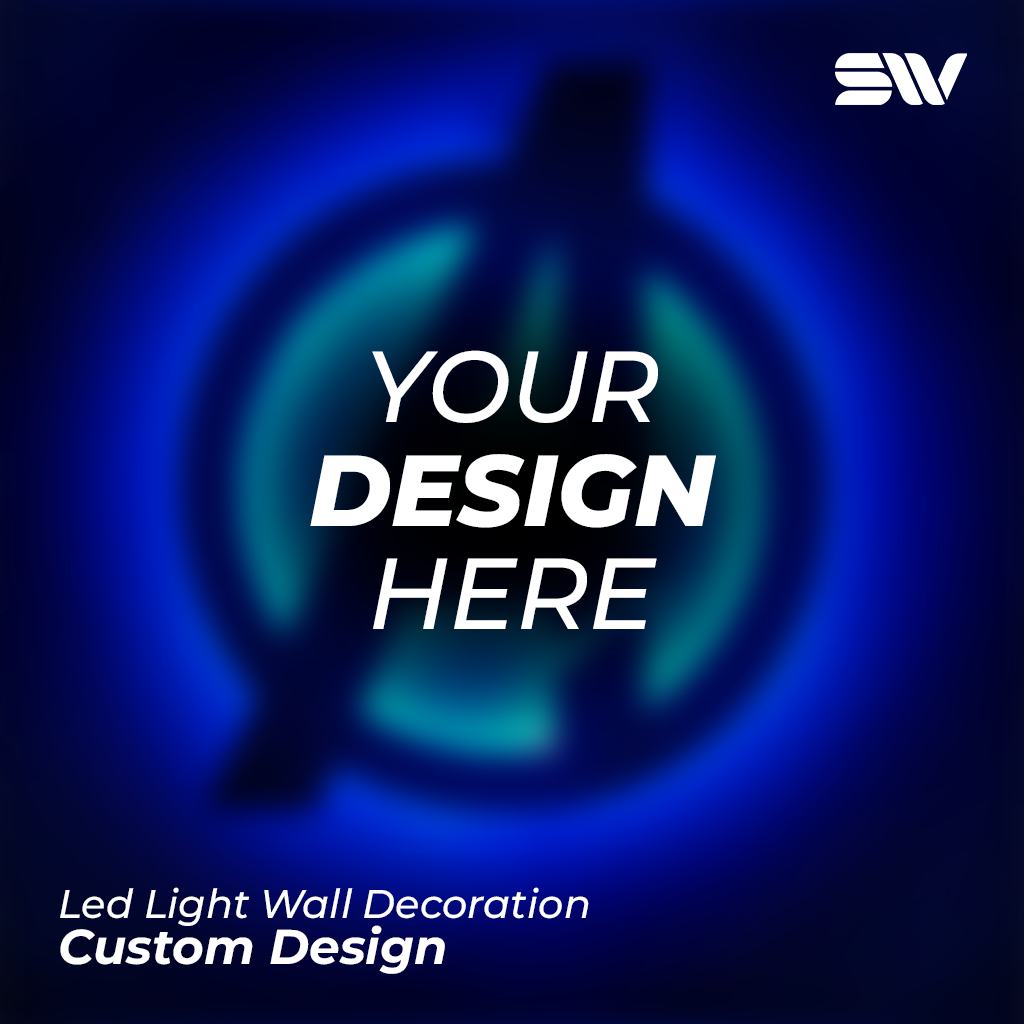 Lampu Tidur Custom Design, Hiasan Dinding, Dekorasi Kamar untuk Ruang Gaming, Hadiah Ulang Tahun, Ha