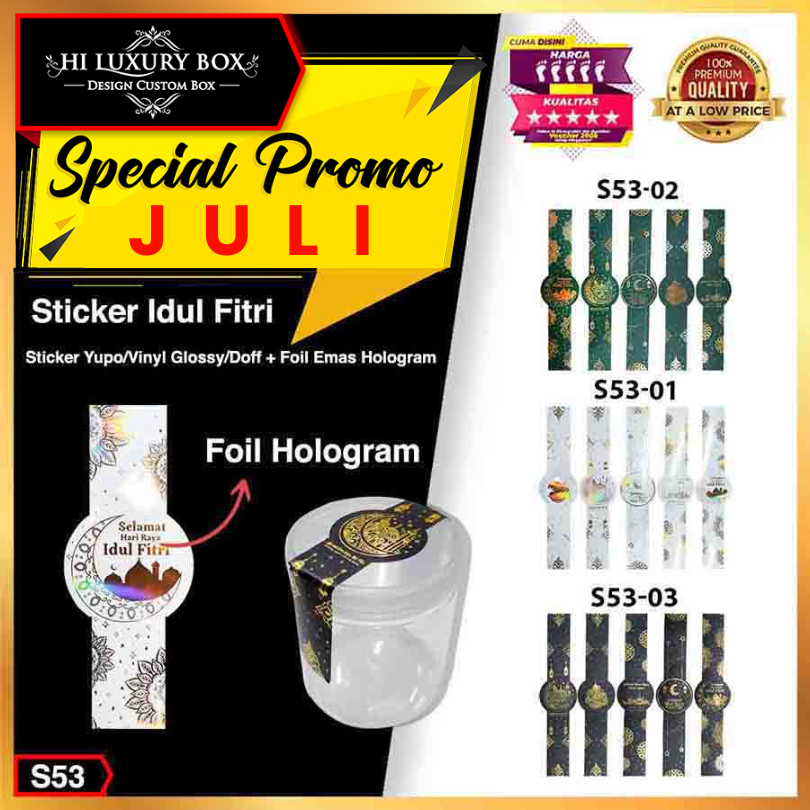 

Label Sticker Lebaran Idul Fitri Murah Aksesoris Segel Packaging | S53