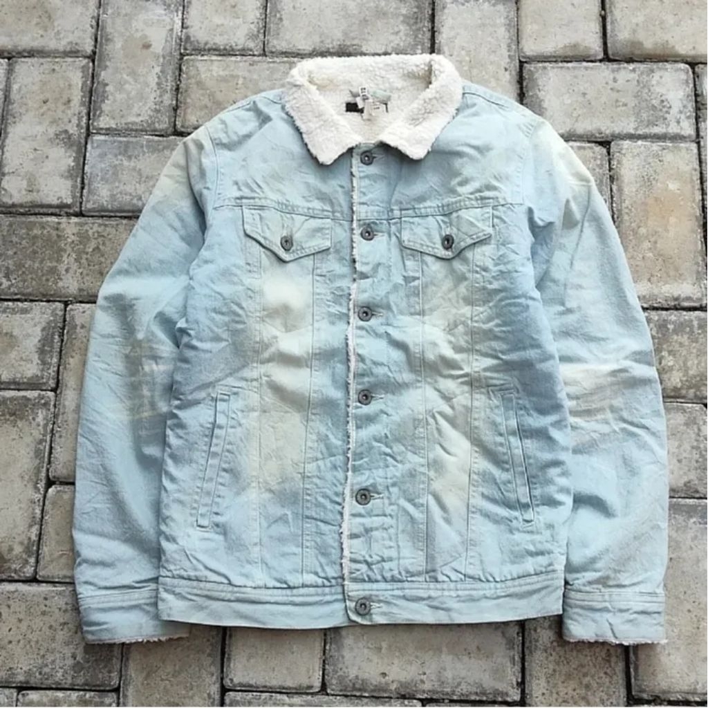 FULL GLOW SHERPA JACKET DENIM