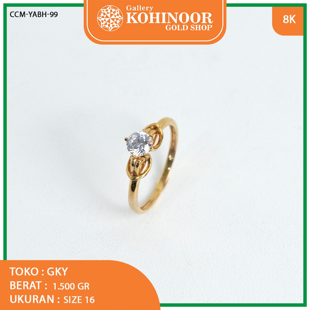 Cincin Solitaire Gallery Kohinoor Always Young 30/06/25