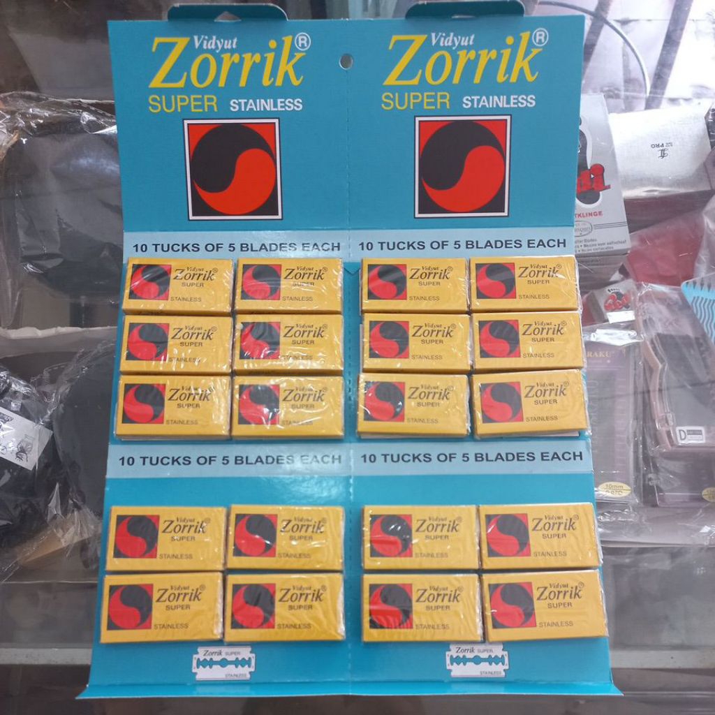 Silet (pisau cukur) ZORRIK kuning