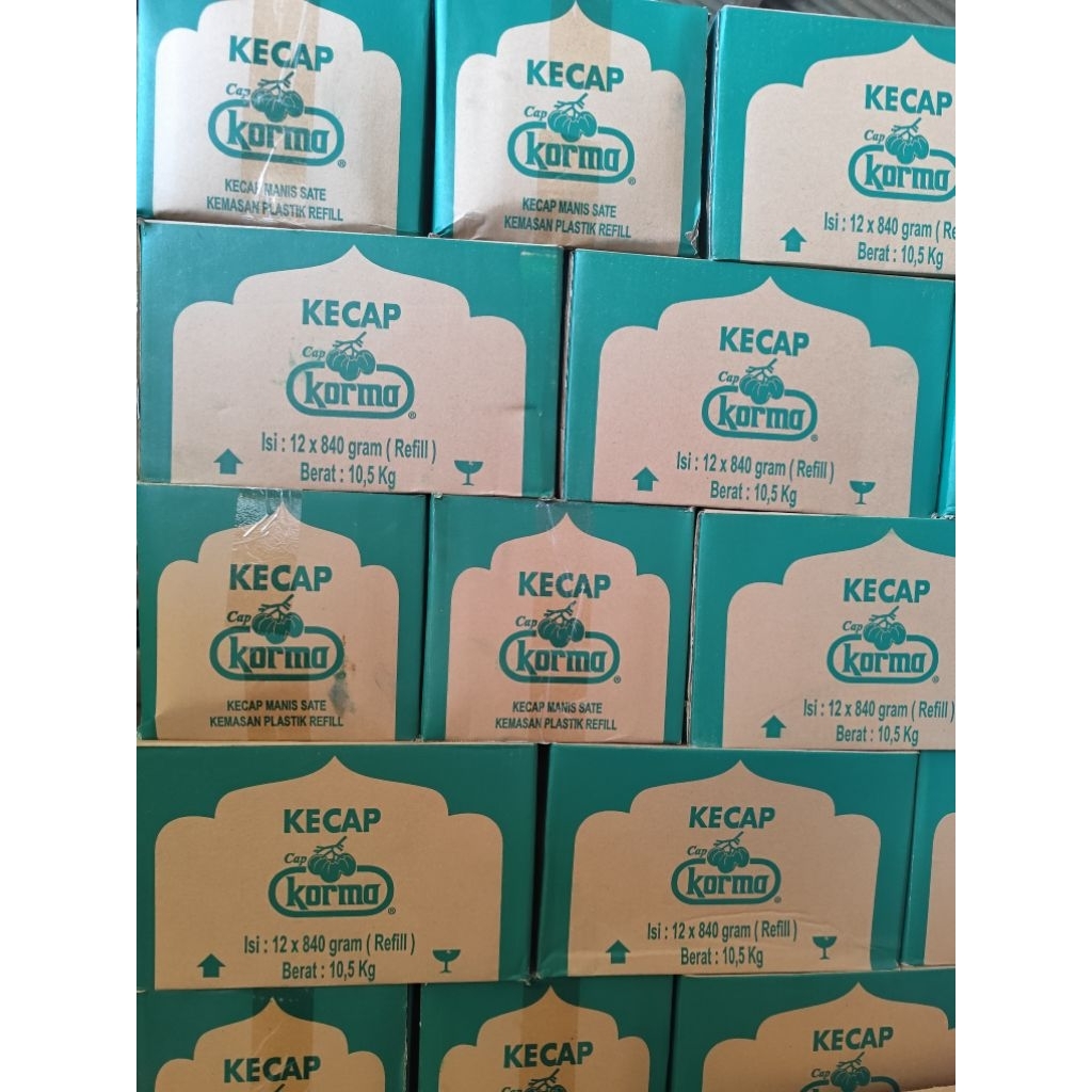 

Kecap manis cap korma Sate 840gr x 12 pcs/dos Reffil
