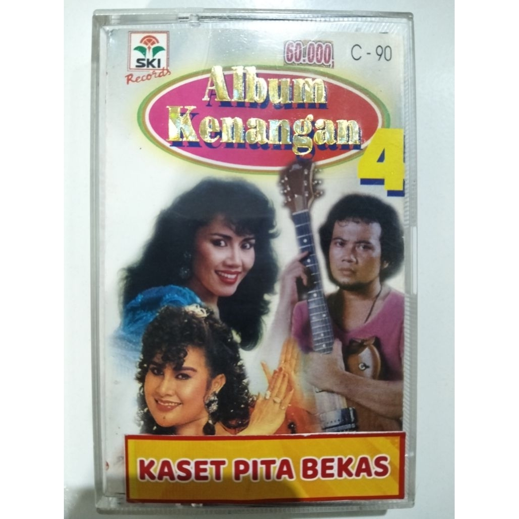 kaset pita bekas dangdut Rhoma irama album kenangan 4