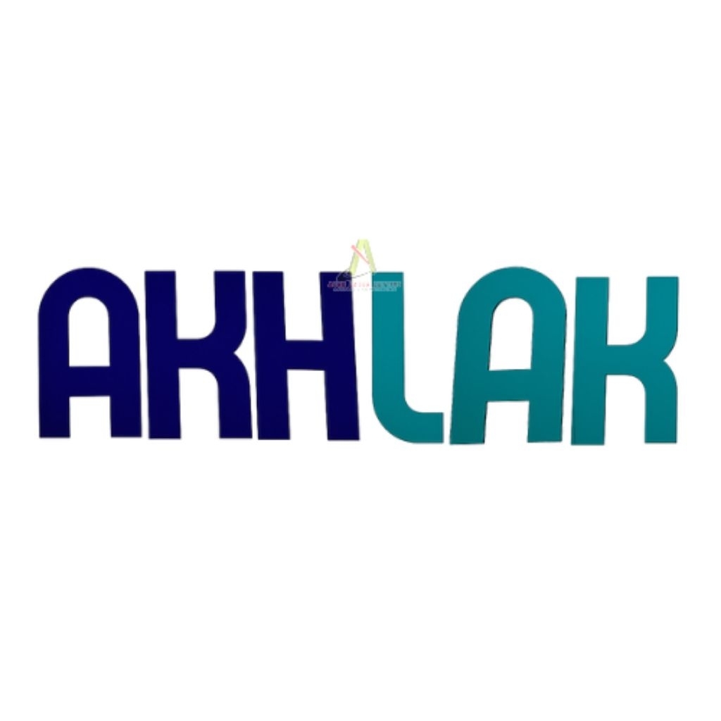 LOGO BUMN AKHLAK/AKHLAK BUMN/HURUF TIMBUL AKRILIK AKHLAK BUMN