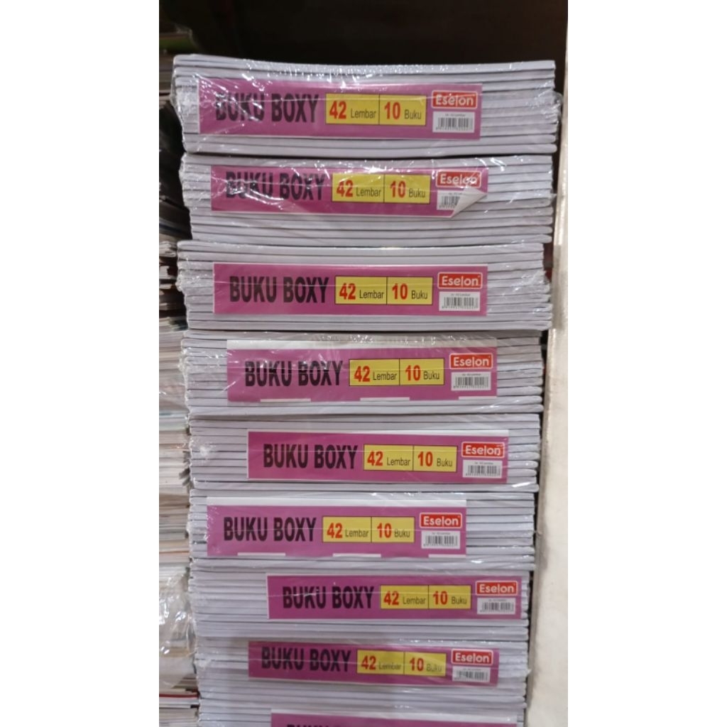 

(1pak) Buku Tulis Eselon 42 boxy / buku boxy eselon 42/buku tulis murah