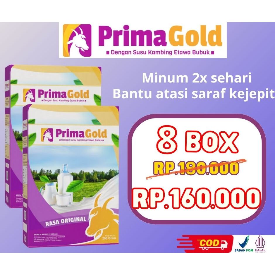 

PRIMAGOLD SUSU ETAWA 8 BOX MURAH