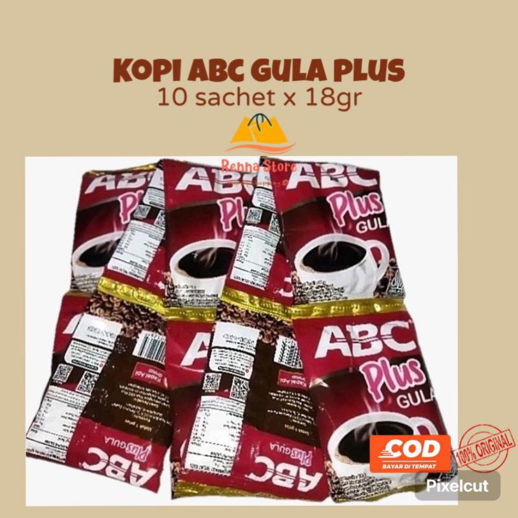 

(1Rtg isi 11sachet) Kopi ABC Plus Gula 18gr