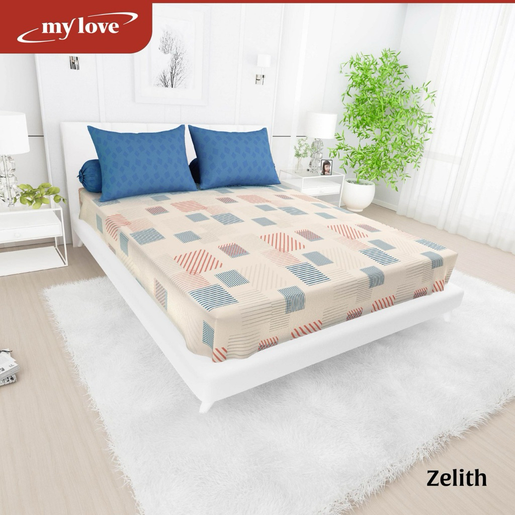 Tinggi 30 cm, Sprei my love 160 x 200 motif zelith
