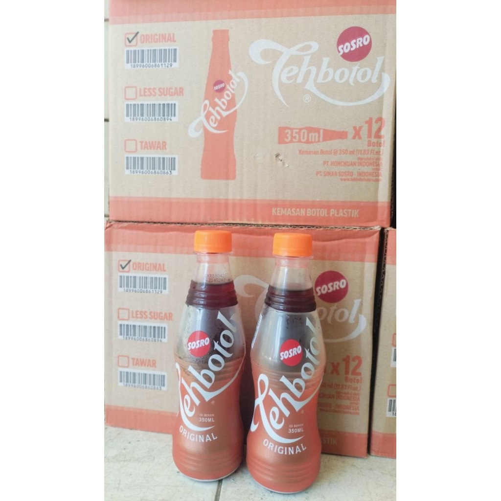 

DISKON 10% min.70rb Teh Botol Sosro 1 Dus isi 12 @350ml
