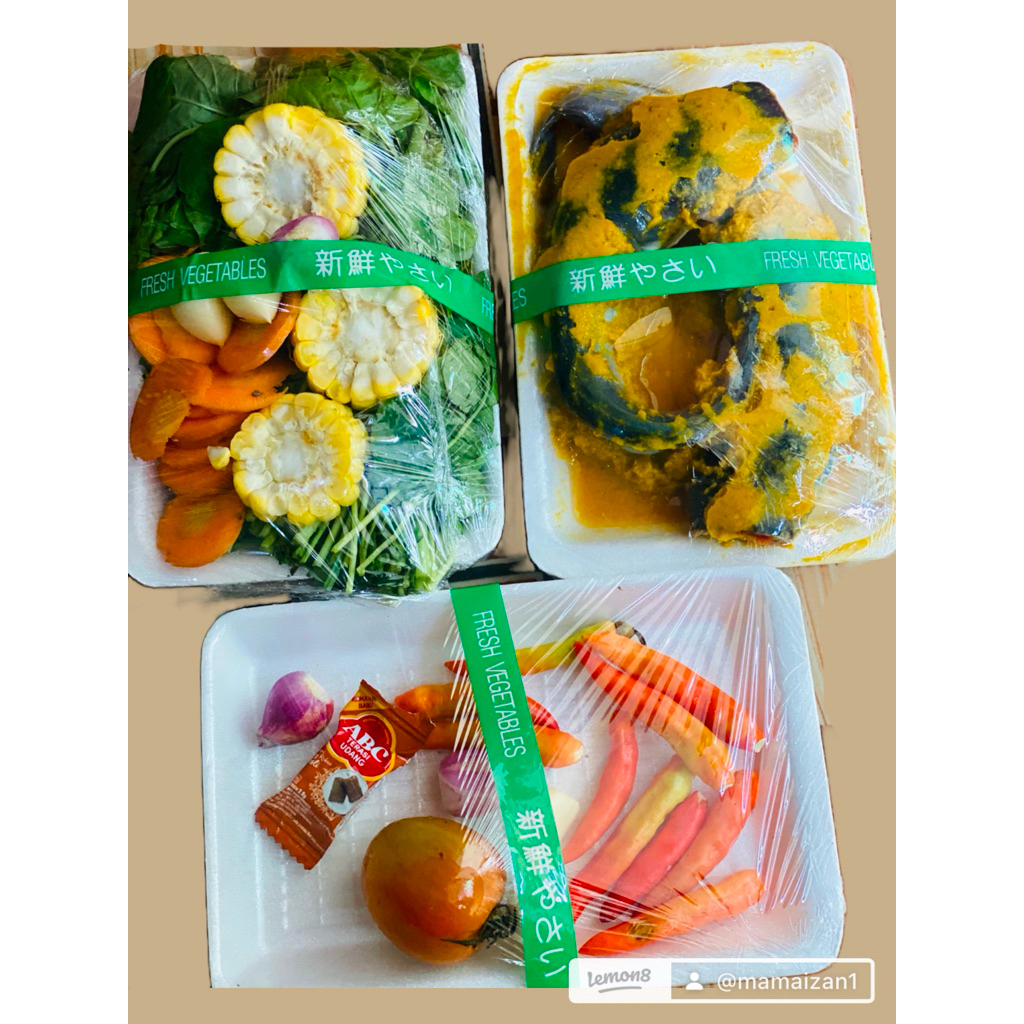 

Paket Masak 1 set ( bening bayam, lele marinasi,sambal terasi tomat)