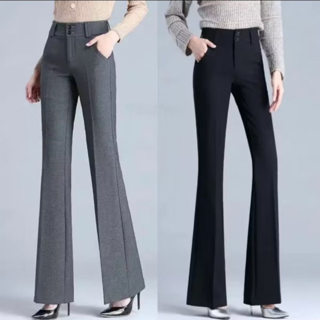 Celana Wanita Celana Kerja Cutbray / Celana Bahan Cutbray / Celana Kantor Cutbray Wanita Terbaru