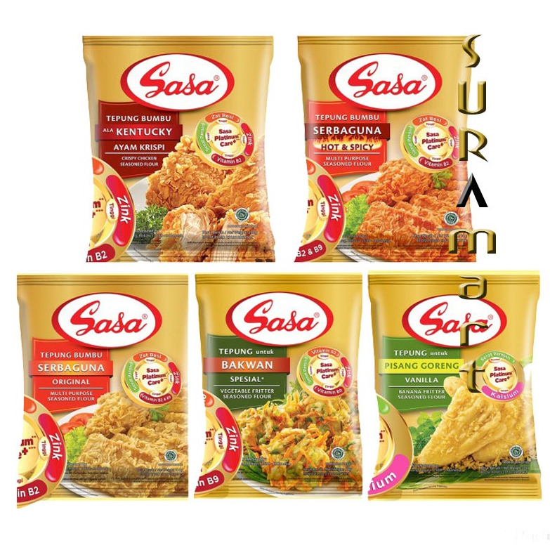 

(5 pcs x 70 gr) SASA Tepung Bumbu All Varian | Semua Varian