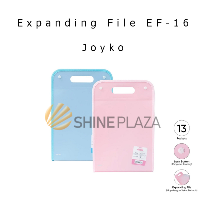 

Map Ekspanding Box File A4 F4 Joyko EF-16 - Expanding File Folio 13 Pocket