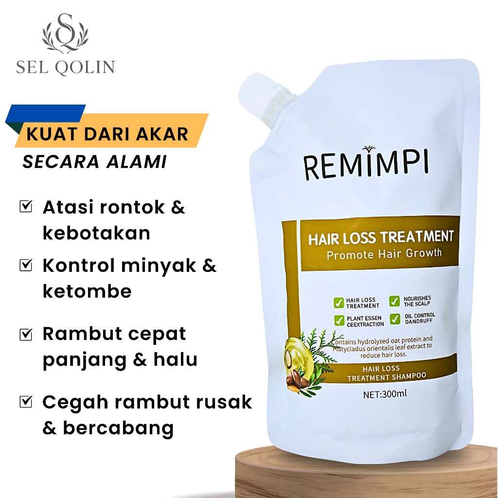 REMIMPI Penumbuh Rambut Hair Loss Treatment Shampoo Remimpi Original Shampo Anti Ketombe