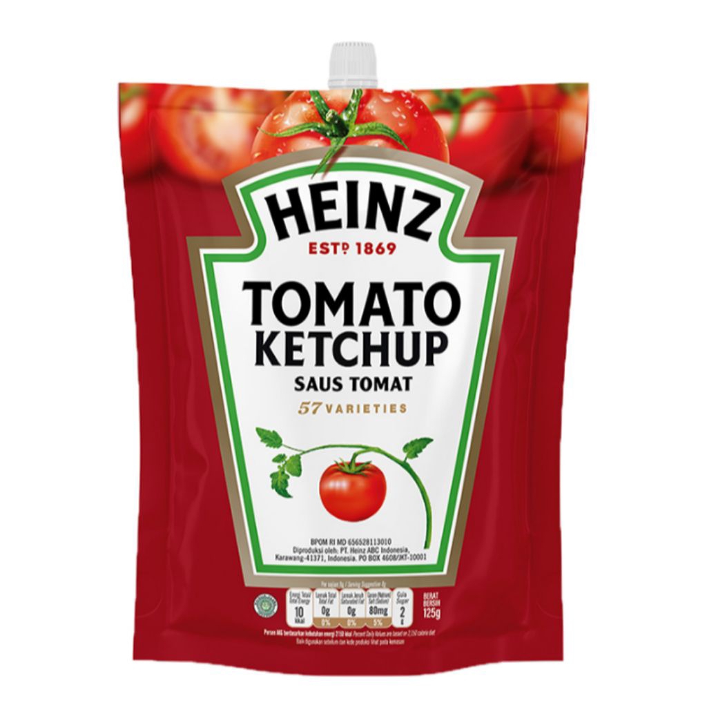 

HEINZ Saus Tomat 125 g / Heinz Tomato Sauce 125 g