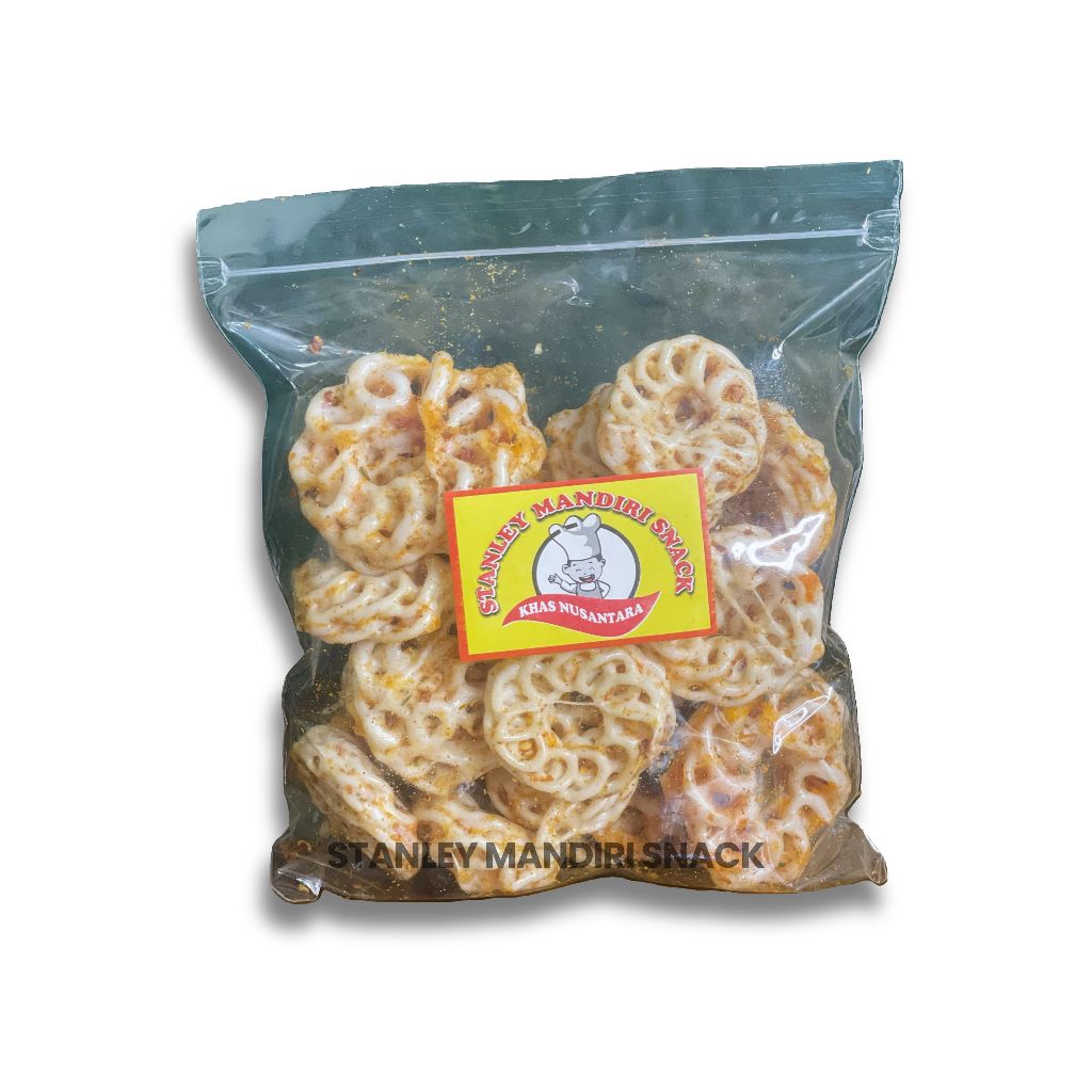 

SEBLAK RAFAEL 500gr 1kg / KERUPUK SEBLAK KERING PEDAS / KRUPUK MAWAR PEDAS / CAMILAN SNACK KILOAN