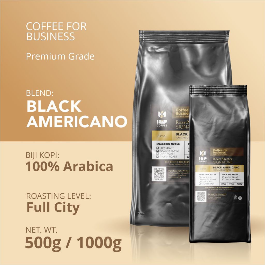 

BLACK AMERICANO 100% ARABICA - ROASTED COFFEE
