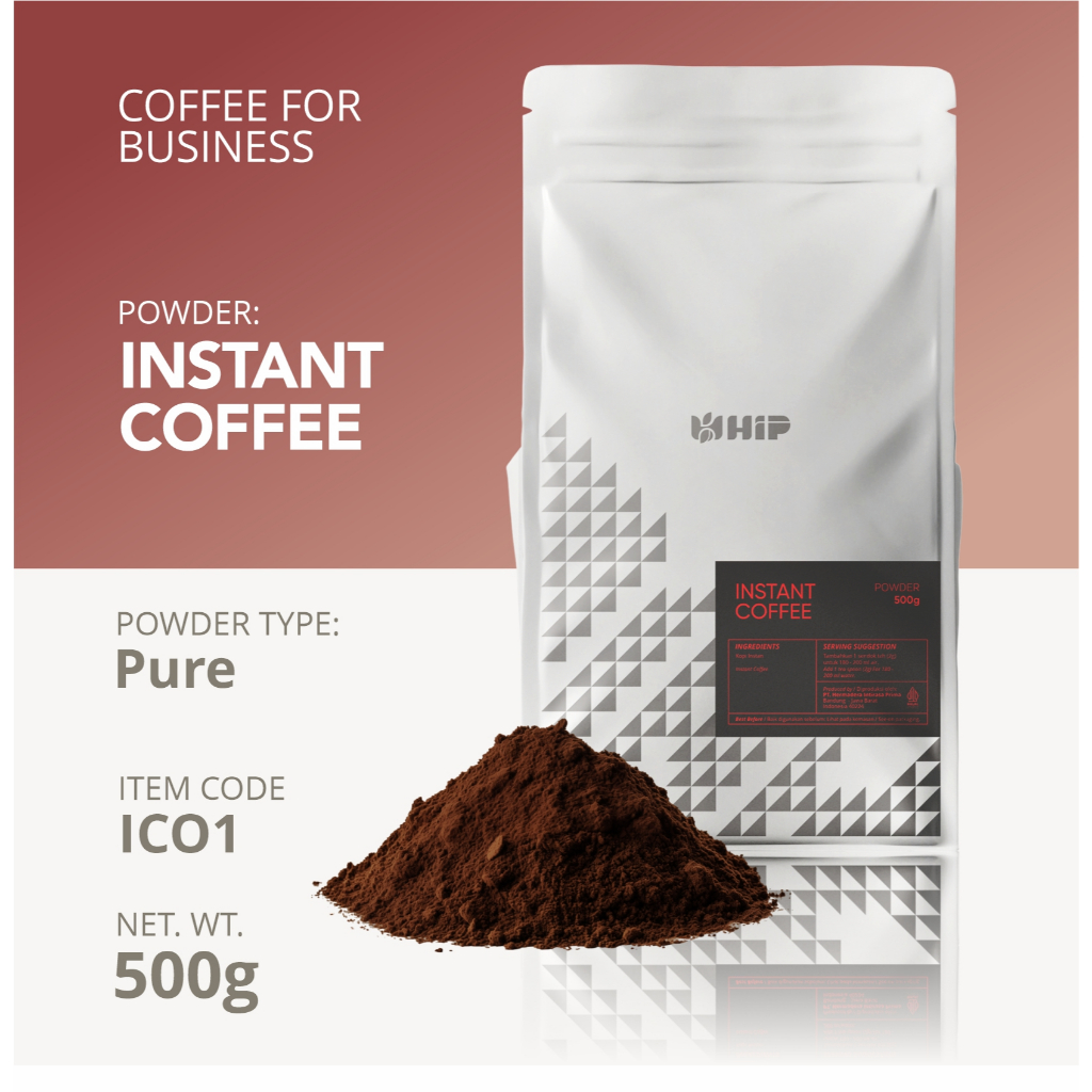 

INSTANT BLACK COFFEE - POWDER (TANPA AMPAS)