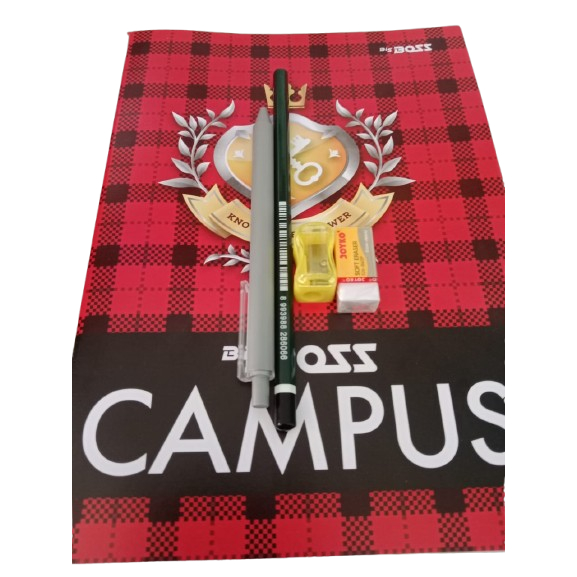 

Paket Buku dan 1 Set Alat tulis