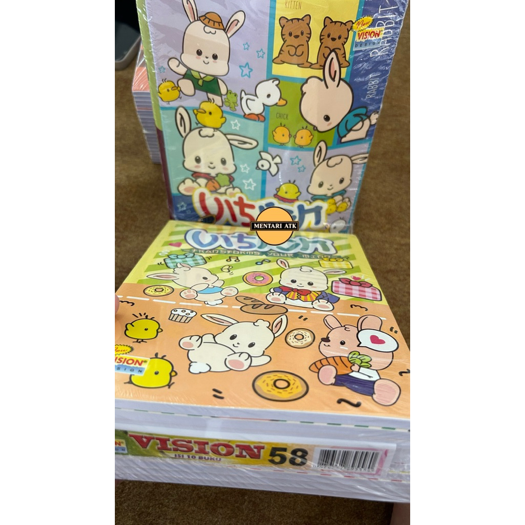 

Buku tulis vision 58 1 pak isi 10
