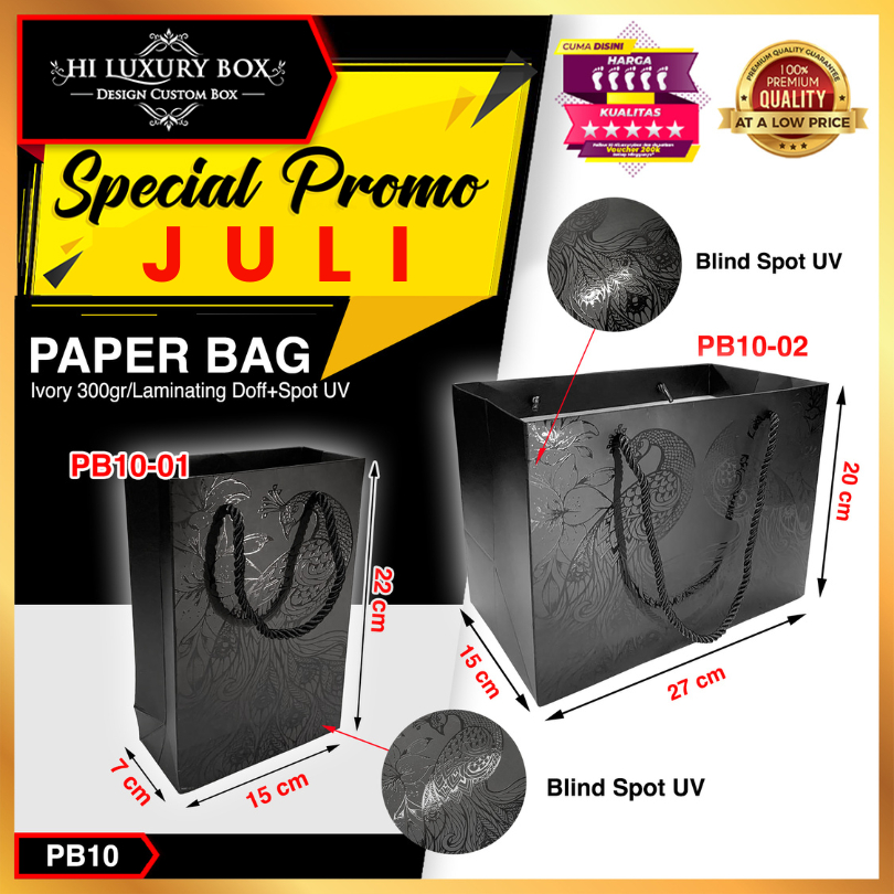 

Paper Bag Hadiah Jumbo - Premium Gift Bag - Tas Kado Jinjing - PB10