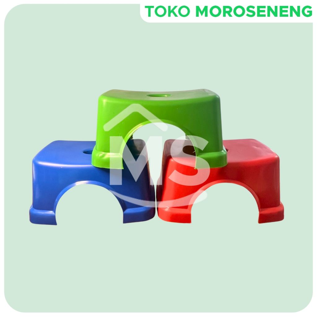 Kursi Dingklik Pendek Plastik DX CM