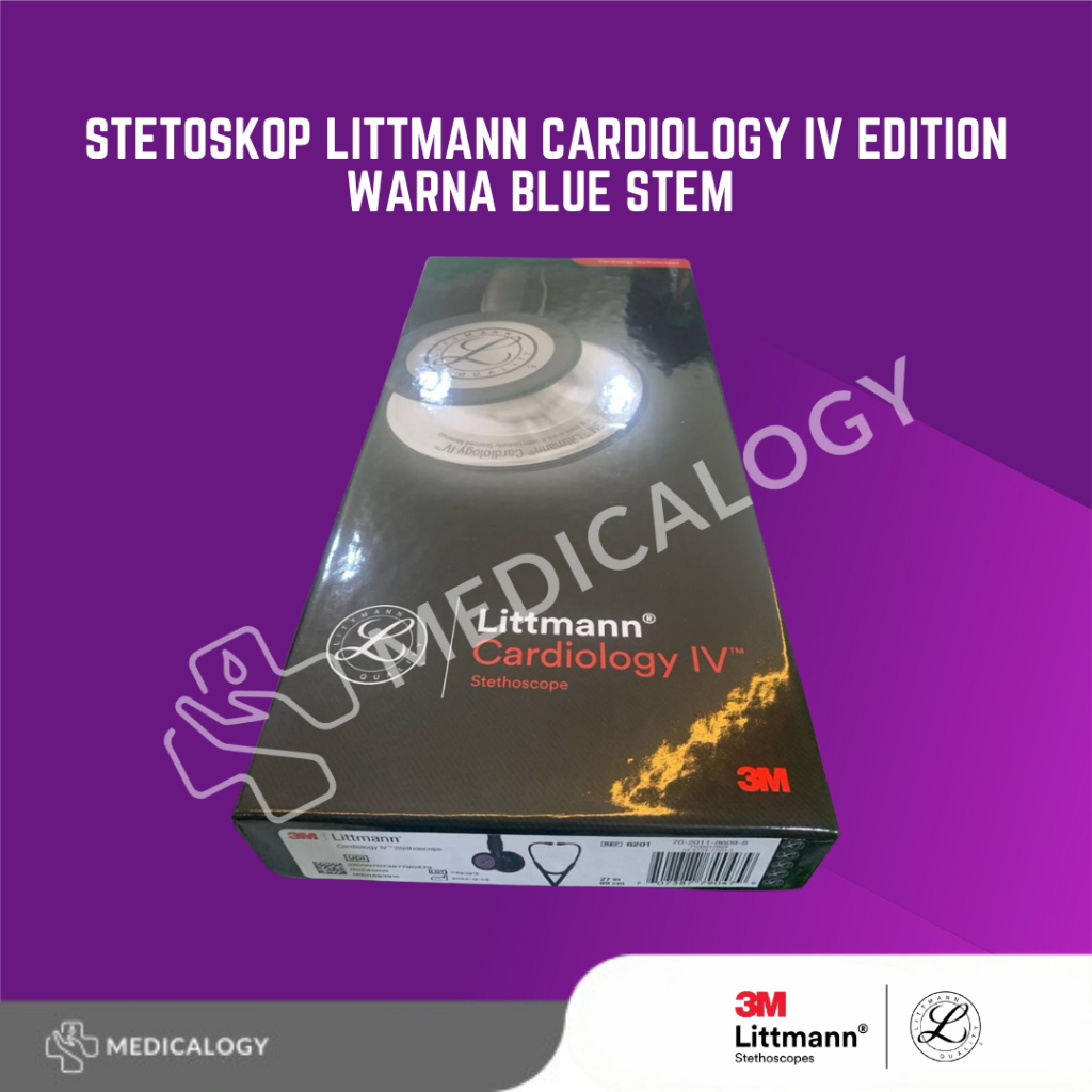 Stetoskop Littmann Cardiology IV Edition Warna Blue Stem