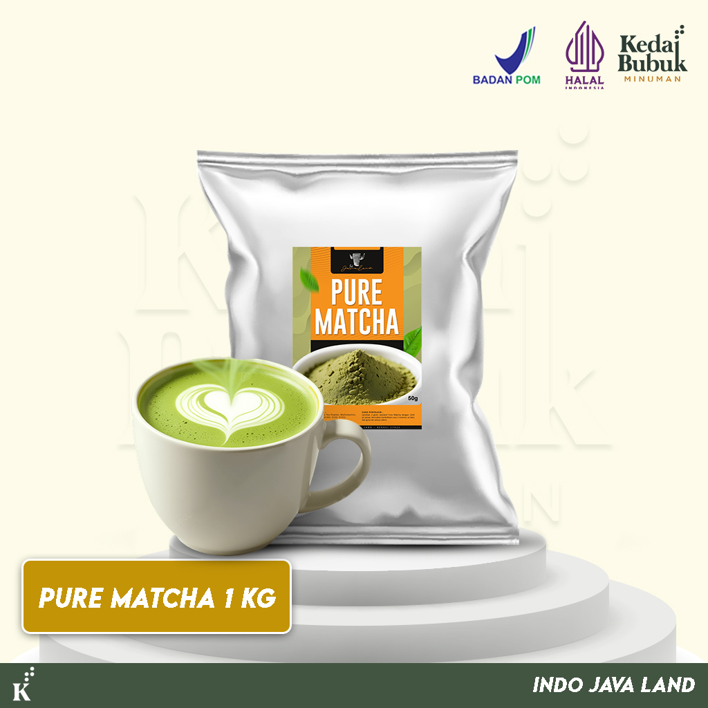 

Javaland Pure Matcha Powder / Bubuk Matcha Murni 1 Kg