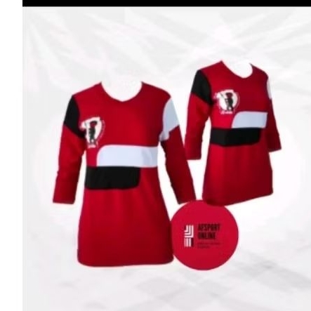 preloved PL baju senam adem merah putih