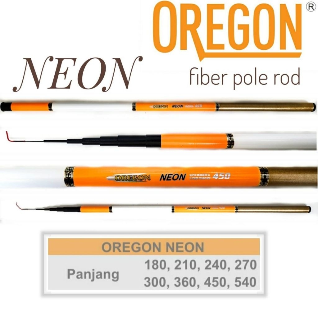 joran/tegek oregon Neon 180 cm