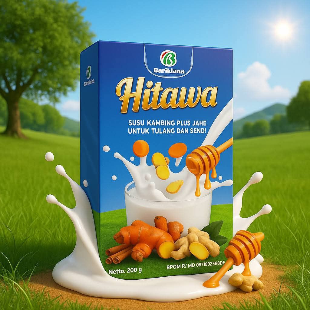 

[Bariklana] Susu Kambing Etawa Hitawa Plus Herbal Temulawak Jahe dan Kunyit Membantu Mengatasi Nyeri Sendi