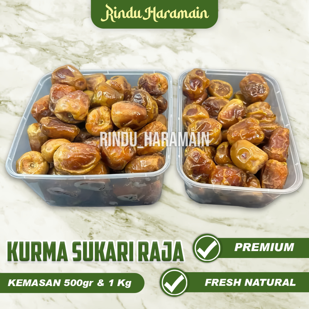 

Rindu Haramain - Kurma Sukari | Kurma Sukari Raja Al Qassim Oleh-Oleh Haji dan Umroh - Kurma Arab 500 gr