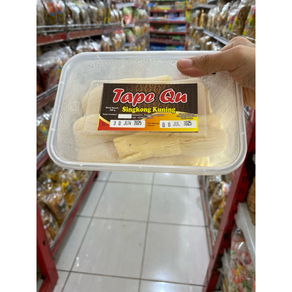 

Tape Singkong Kuning Berat 500 Gram