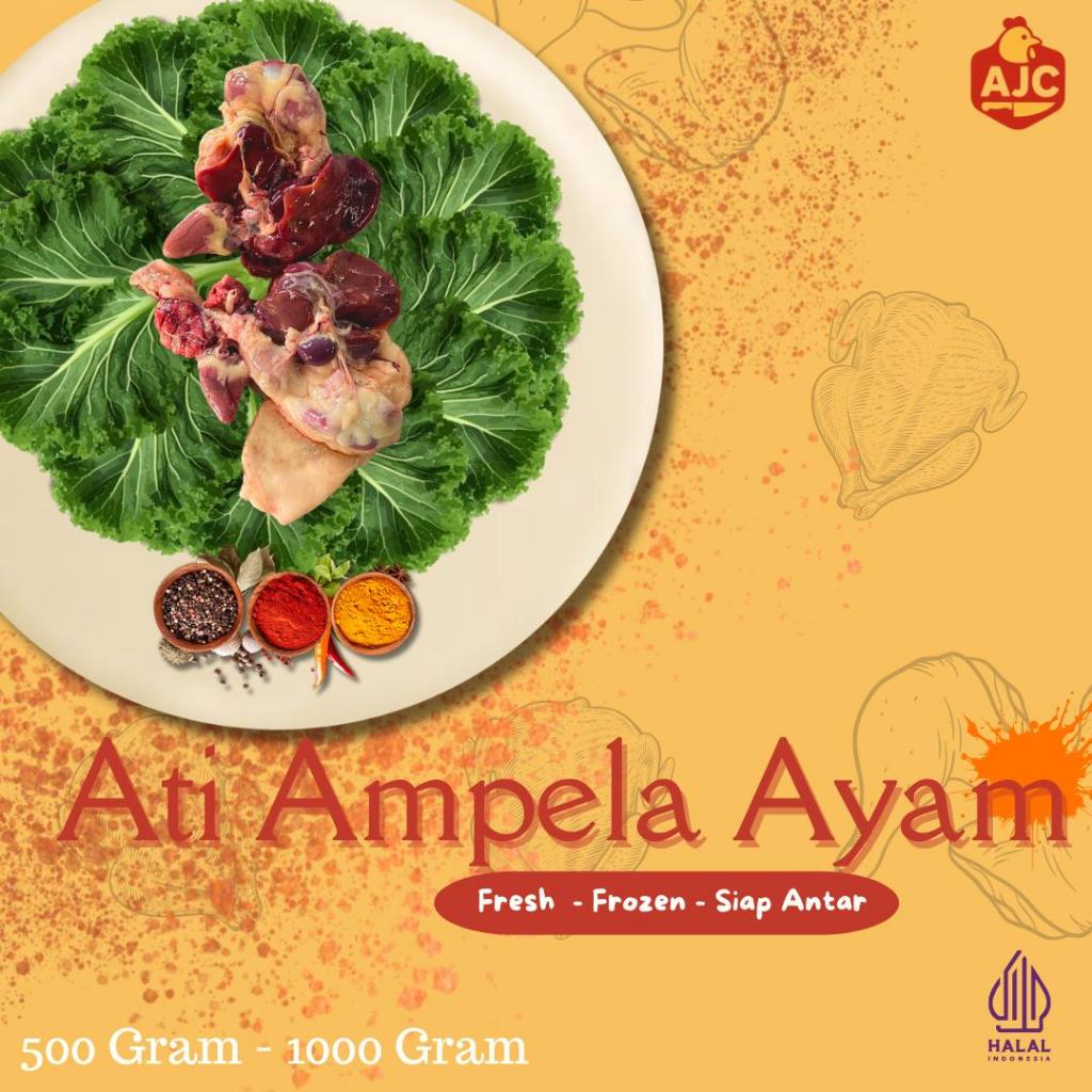 

Ayam Potong Fresh Ati dan Ampela Ayam 500 gram - 1000 gram