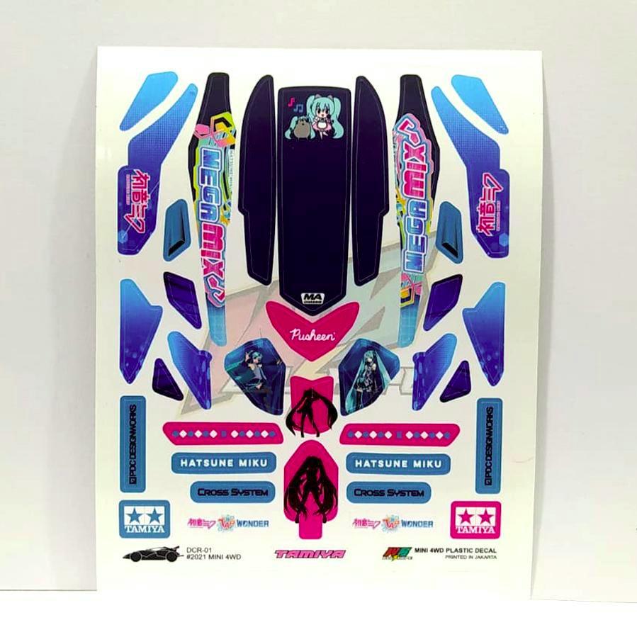 

Stiker DCR-01 - Hatsune Miku - Body Biru - Vinnyl Lam. Doft