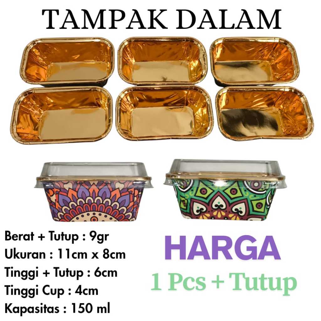(BISA COD) BAKING TRAY / TEMPAT PANGGANG ROTI PERSEGI PANJANG / BOX PANGGANG ROTI / KERTAS KOTAK KUE