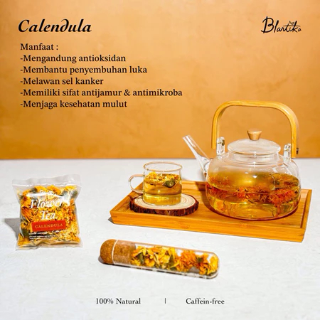 

Blantika Flower Tea Teh Bunga Calendula Tradisional Untuk Detoks & Relaksasi