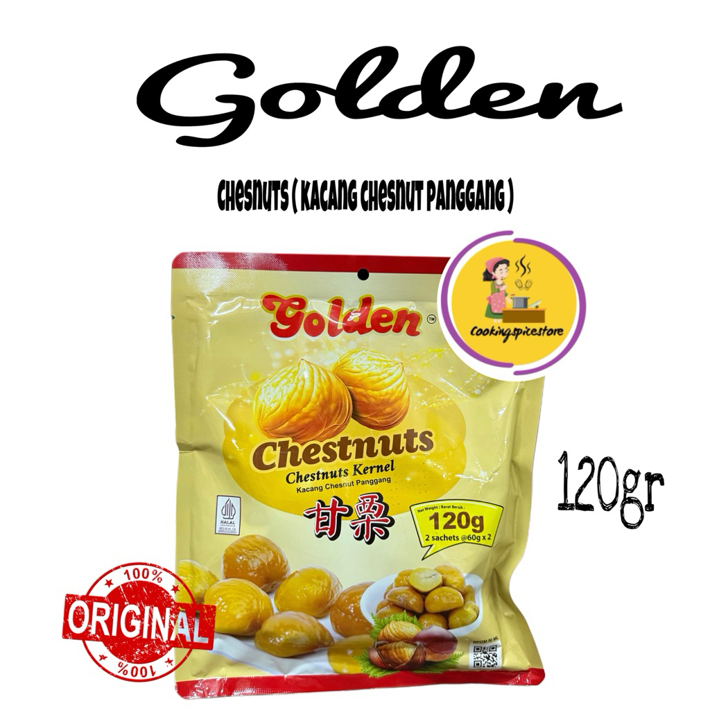 

Chesnuts Golden kacang chesnut panggang 120gr
