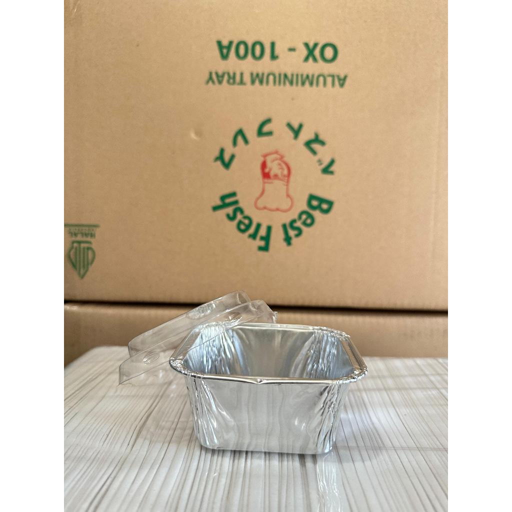 Aluminium tray BX 0350 BEST FRESH+TUTUP wadah cup alumunium foil 100ml