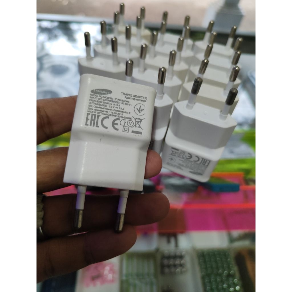 Adaptor Cas Samsung Adapter Cas Samsung 1 Amper Second KEPALA Cas Batok Cas Ori Samsung
