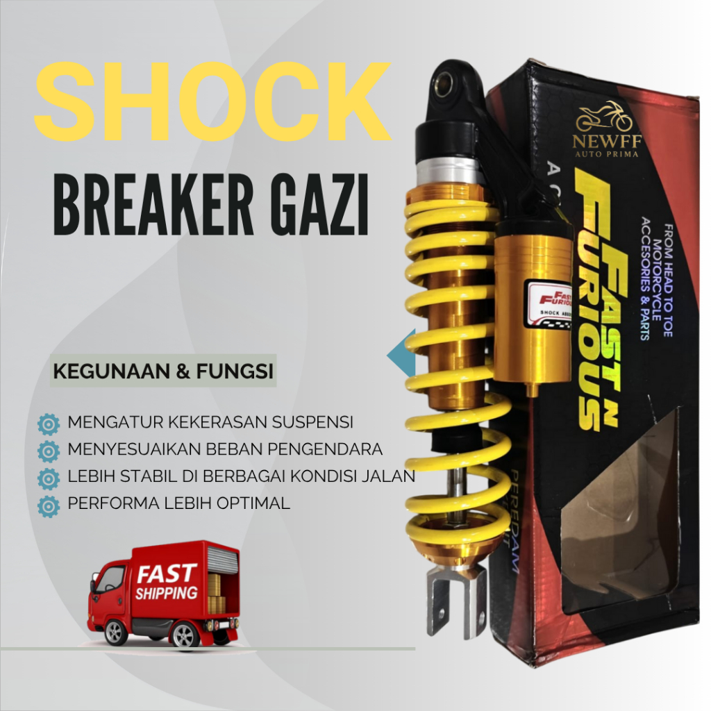 SHOCK TABUNG ATAS GAZI MATIC – FAST N FURIOUS
