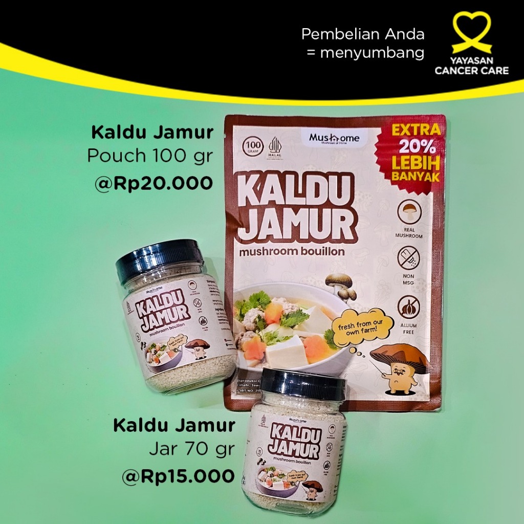 

Kaldu Jamur Asli NON MSG Kaldu Jamur Mushome Cancer Care