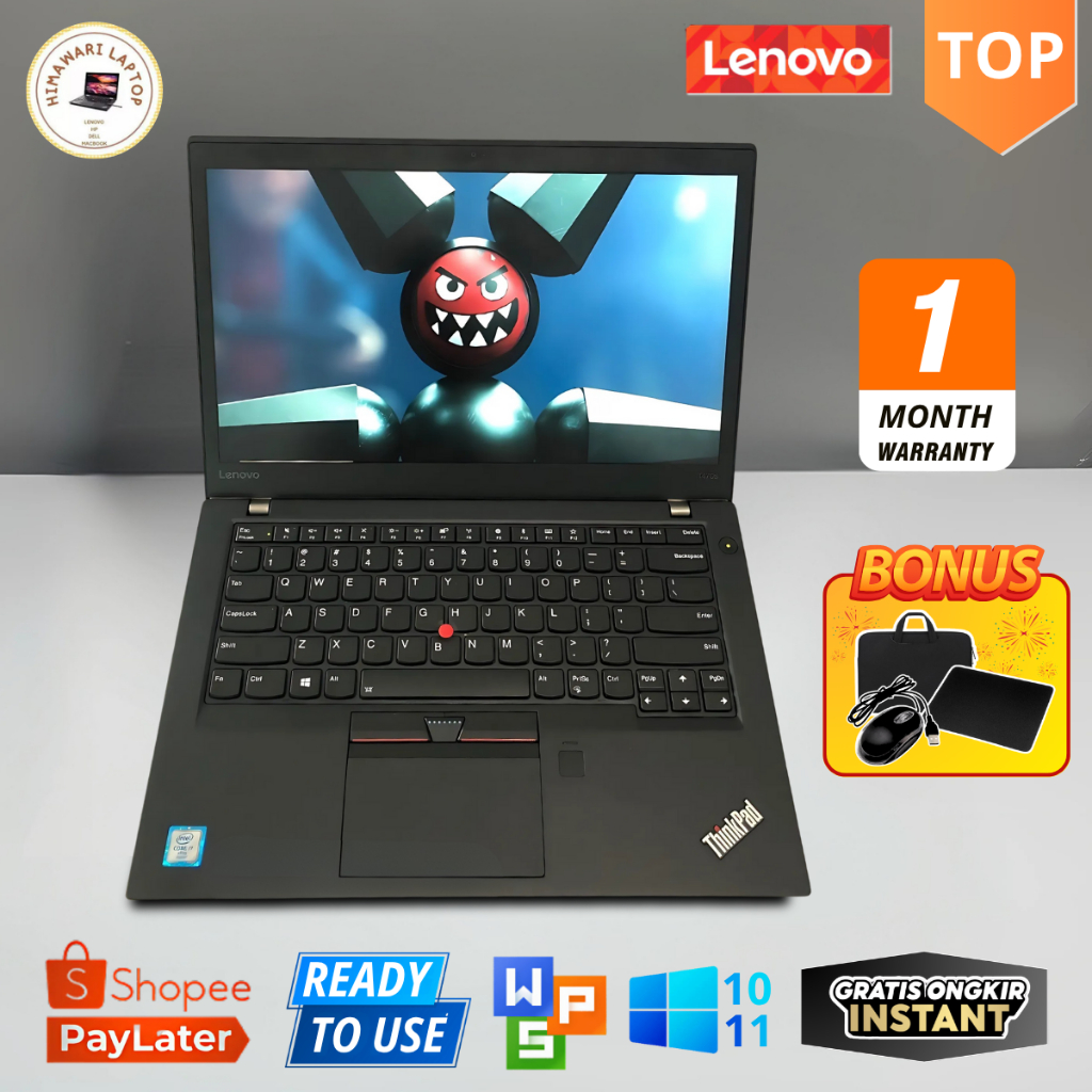 Laptop Lenovo Thinkpad T470/T470S Core I5 I7 GEN6 - Layar 14" Inch - MULUSSS DAN MURAH